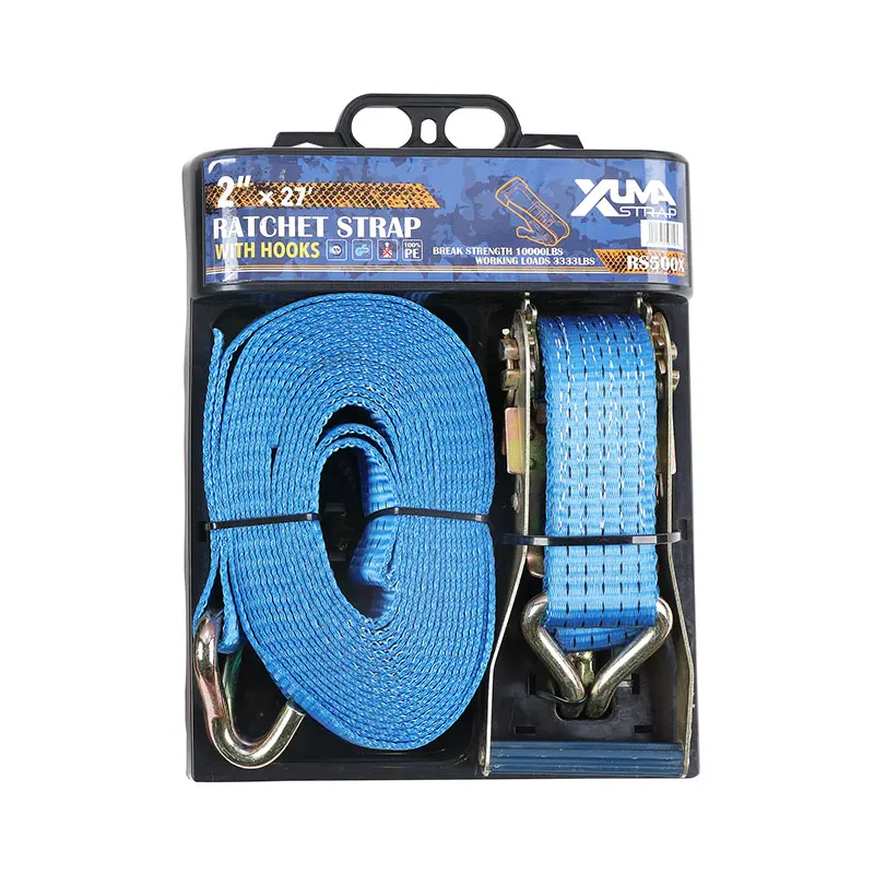 Manufacturers direct sales heavy duty polyester ratchet strap truck load ratchet strap