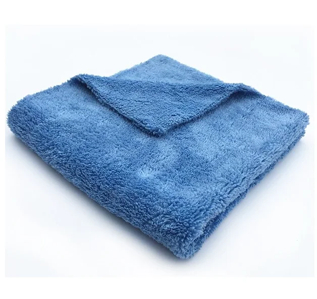 Wholesale 500gsm edgeless car polishing cloth microfiber 550gsm 100% polyester white for car cleaning towel