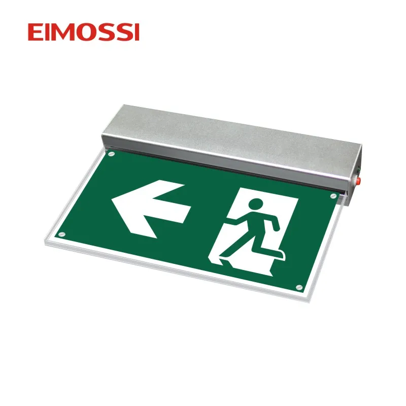 
Smd 2835 led emergency lighting exit signage with battery for warehouse 