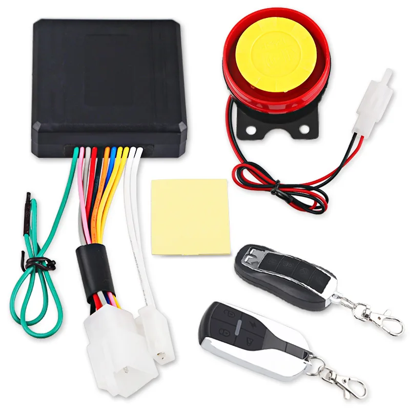 SY433 Anti-theft Motorcycle Alarm System Waterproof with Remote engine start function