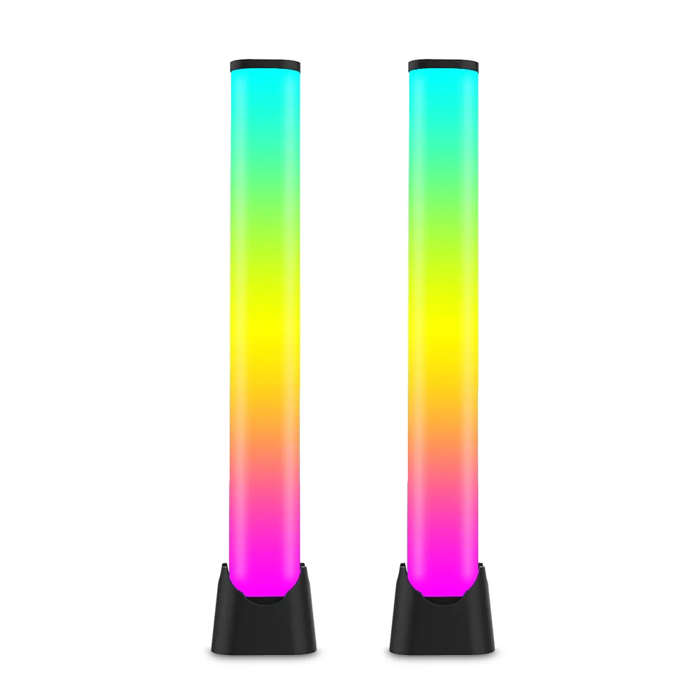 3d Rgb Sound Control Music Dj Lamp Bt App Control Pickup Rhythm Light Colorful Environment Lamp For Home Pc Tv Car Party