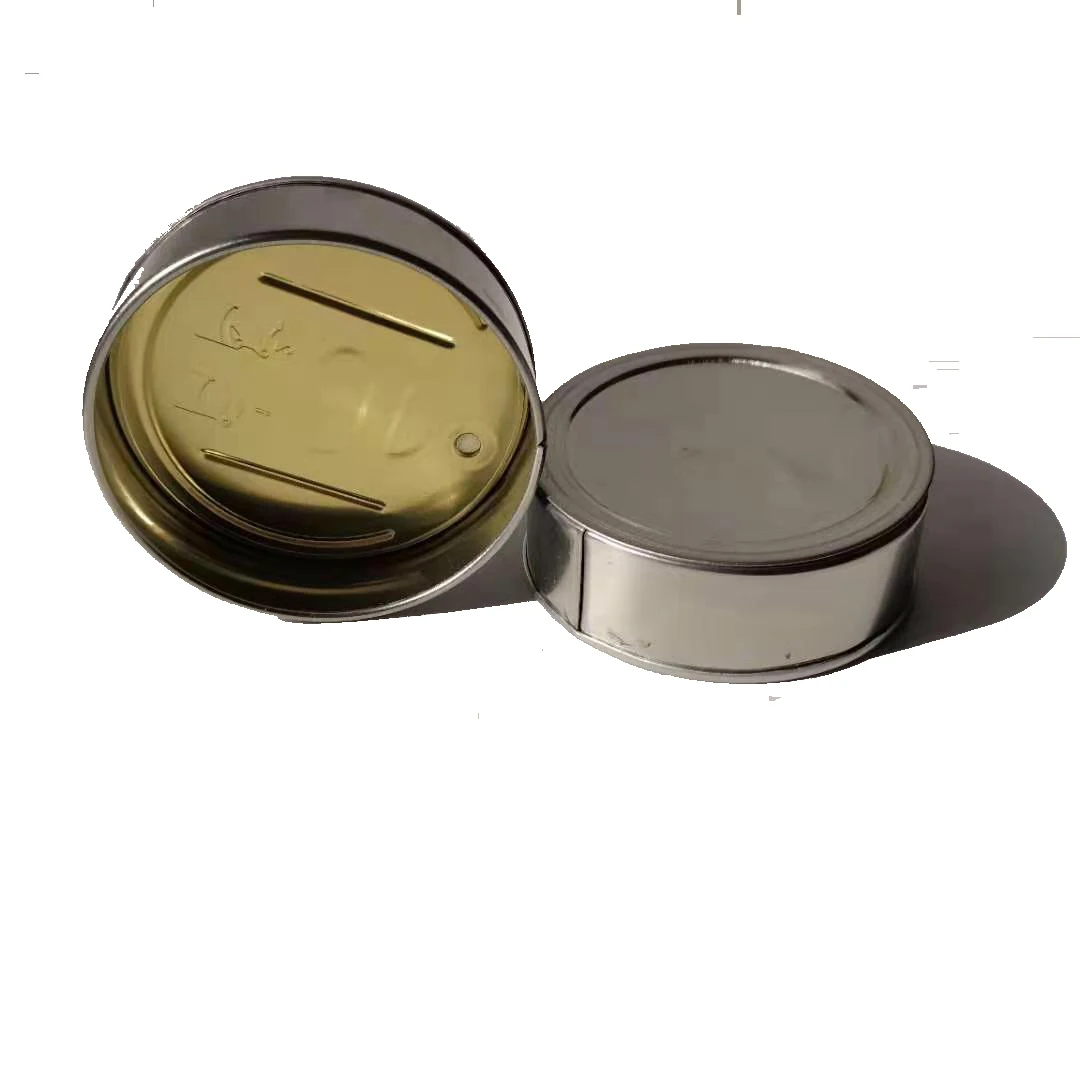 3.5g Pressitin hand press easy ring pull empty tuna tin cans container jars