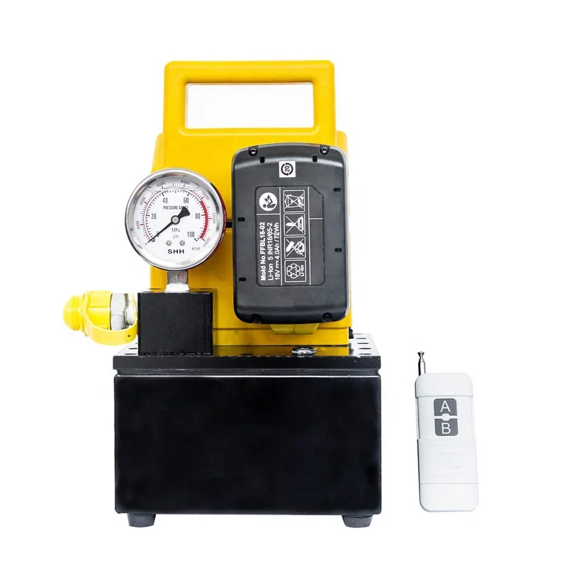 Electric hydraulic press pump 70mpa 18V  battery driven power for hydraulic tools