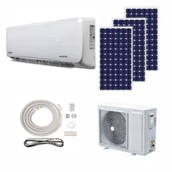 HYBRID ON GRID CHEAP FACTORY ACDC INVERTER  12000BTU 1.5HP 1 TON SOLAR AIR CONDITIONER