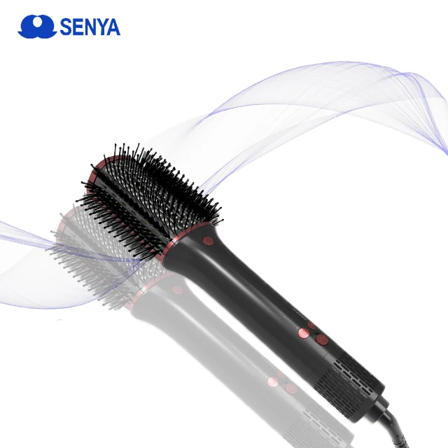 Hair Curler Hot Air Brush 4 In 1 With Ion Generator For Fine Ceramic