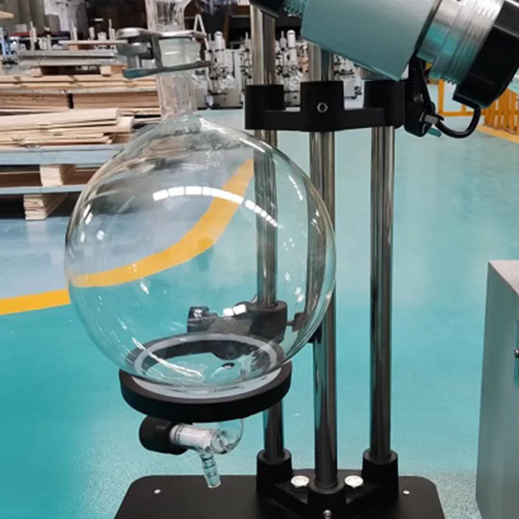 Lab manual lifting rotovap 5l vacuum rotary evaporator price