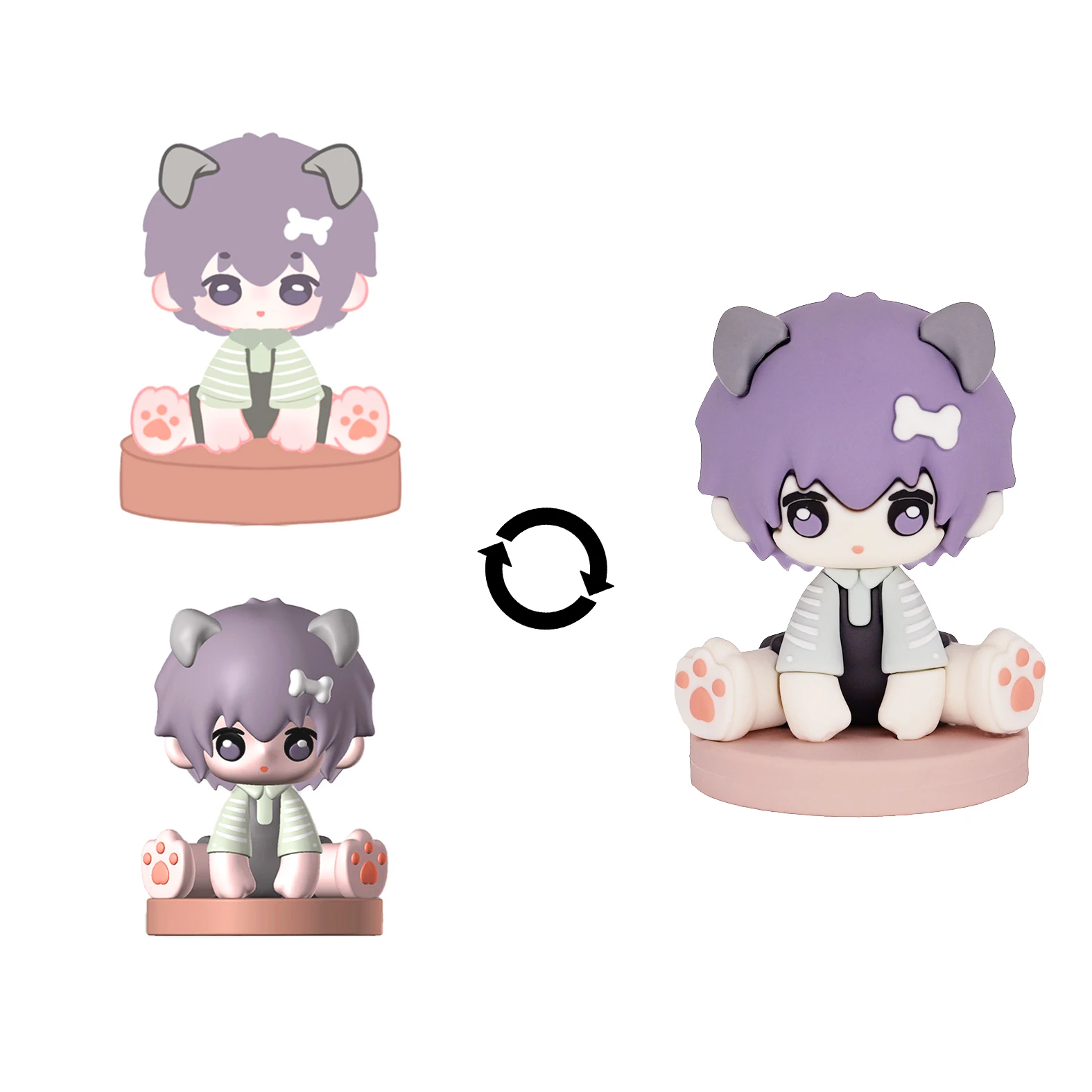 New Design Hot Sale Customs Cute 20cm Handmade Plush Kpop PVC Dolls custom plush dolls animal figurines