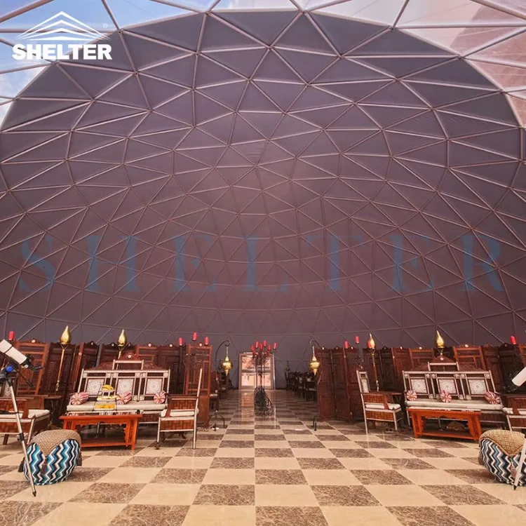 Luxe Outdoor Dome Tenten voor Evenementen Outdoor Geodetische Koepel geodetic Event Dome