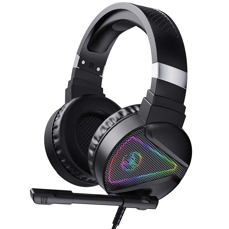 High Quality Wired RGB Professional 7.1 Gamer Headphone Gaming Headset with Microphone