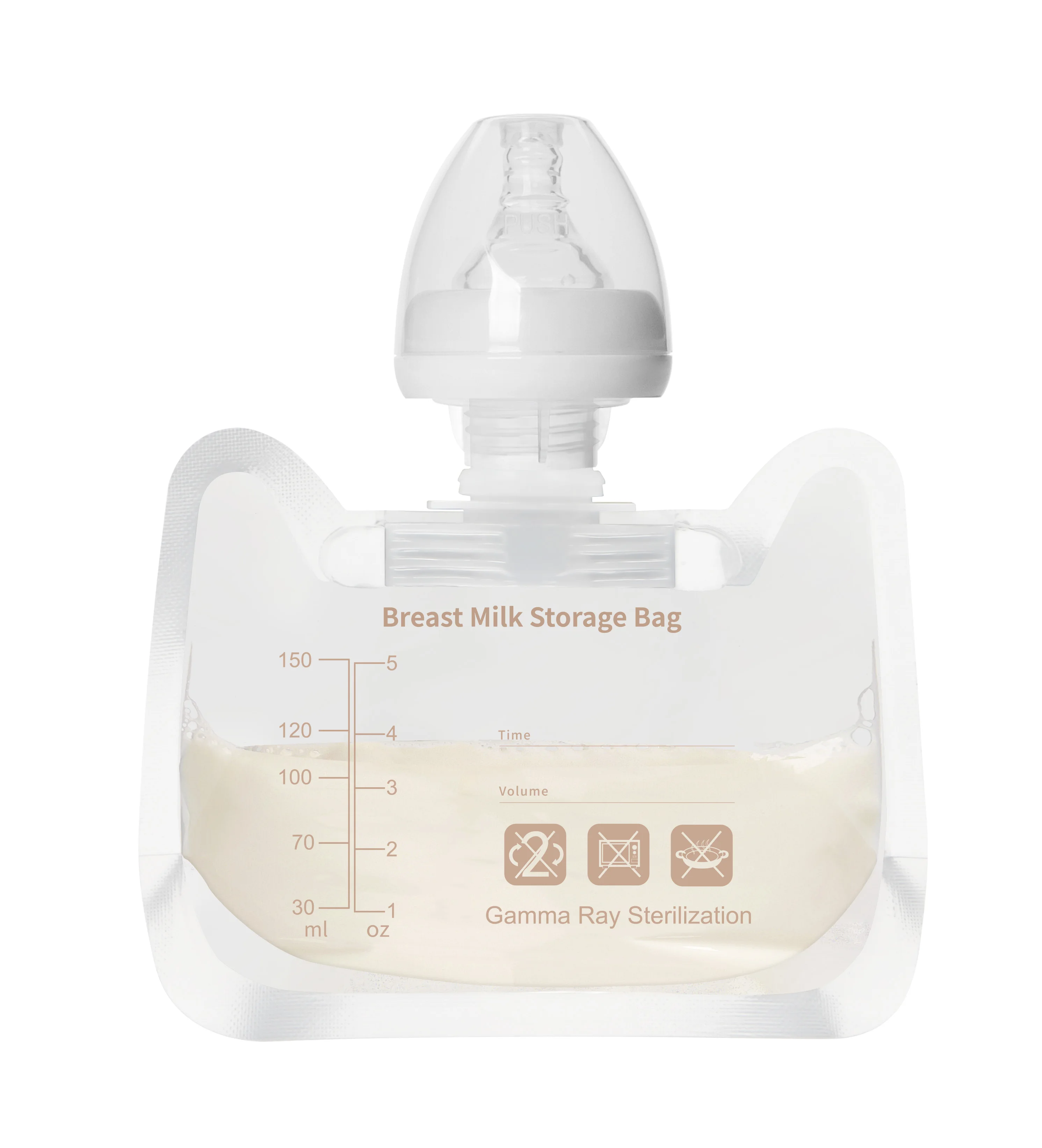 Hospital breast pump with feeding bottle and milk storage bag  wearable  breast pump 2024