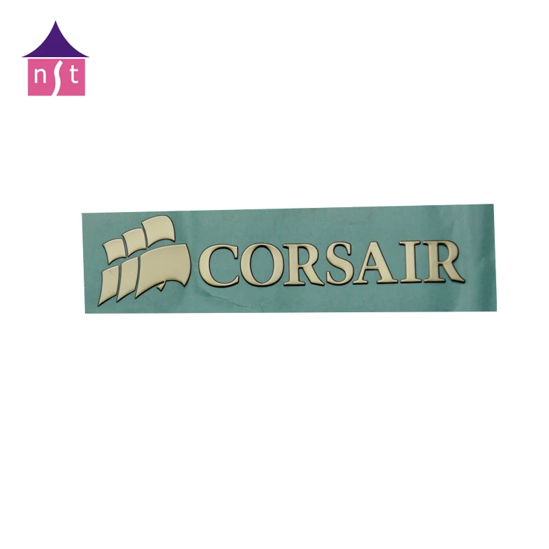 
Custom nickel sticker any thickness electroplate nickel metal sticker 
