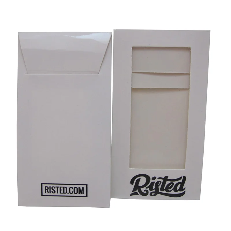 Factory Custom White Paper Envelope Printing Invitation Business Envelopes with Clear Window