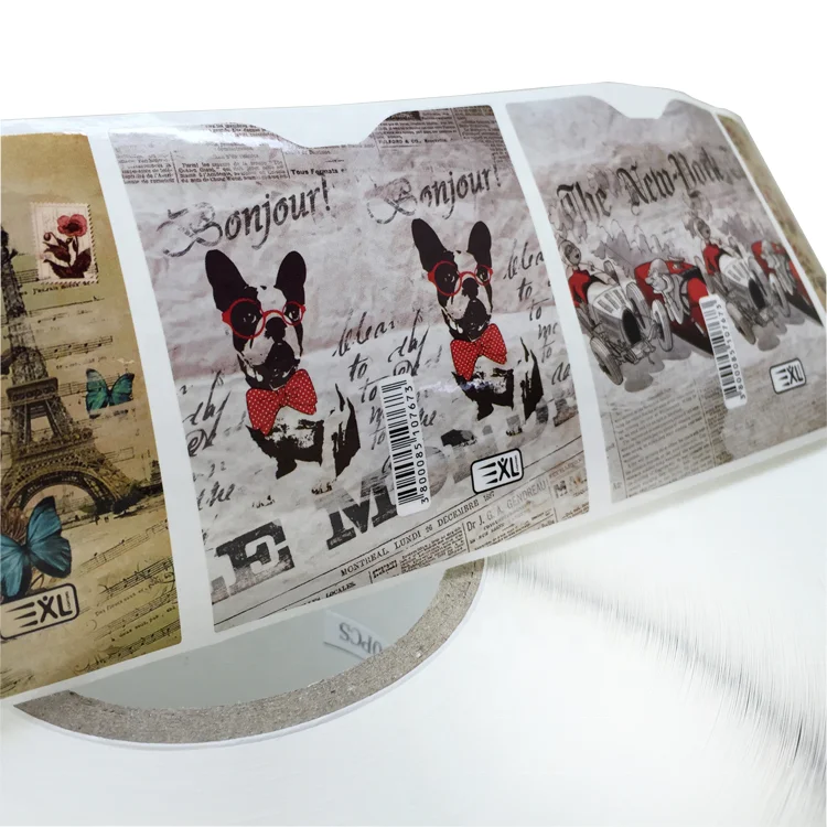 Custom Daily Chemical Perfume Bottle Label Sticker Printing Waterproof Vinyl Glass Bottle Label