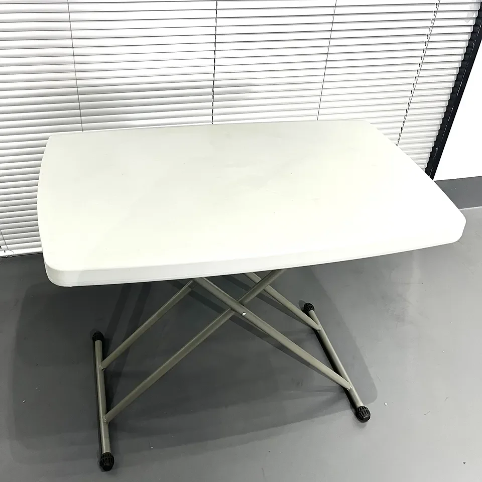 HDPE Easy Folding Camping Height Adjustable Plastic Table