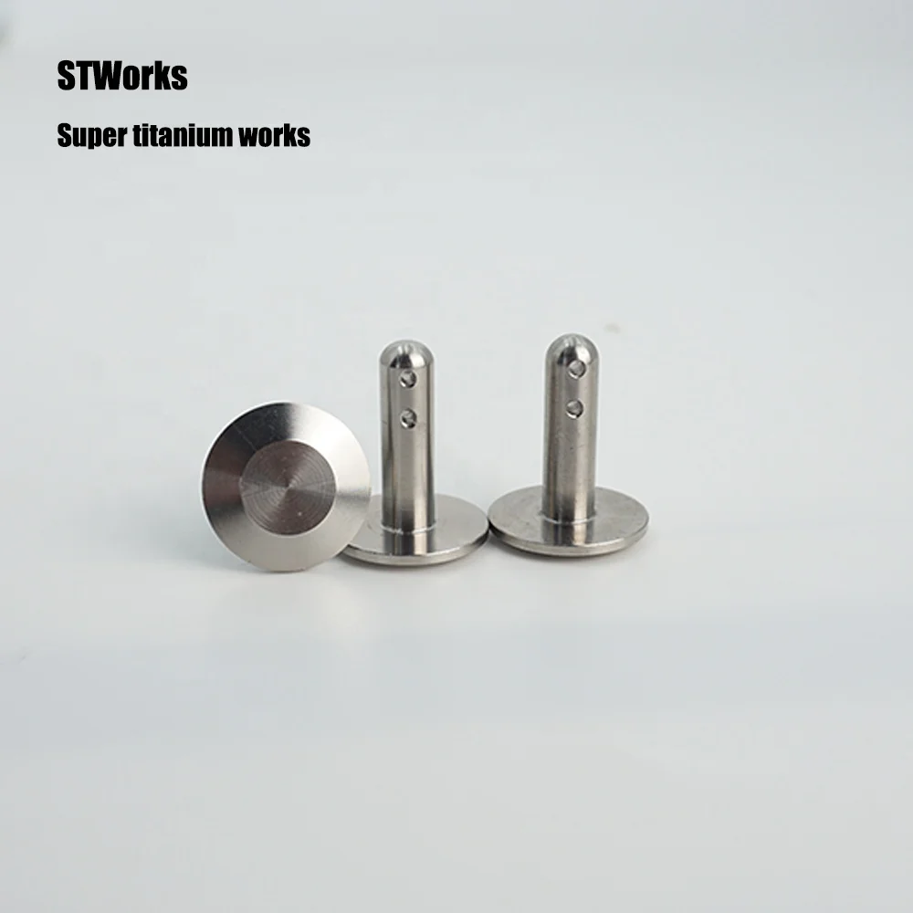 Non-standard round lead screws titanium grooved pins titanium circlip / Buckle grooved / Step retaining pins