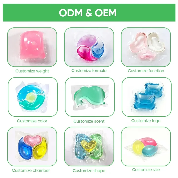 IKEDA laundry detergent pods organic washing capsules wholesale china liquid pods laundry detergent