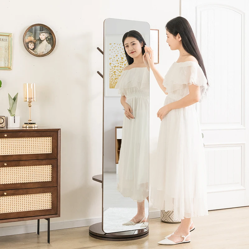 Hang Clothes And Mirror Function Integrated Modern Bedroom Modern Exoand Wardrobe Cabinet