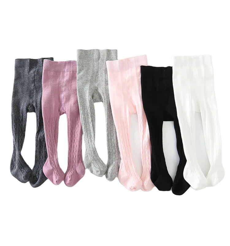 Winter Plain Color Pantyhose Baby Legging Children Socks Tights Cotton Girls Tights