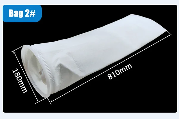 0.2-50 Micron 180*430 180*810 Polypropylene PP Polyester PE Liquid Filter Bag With Plastic F Ring For Food Industry