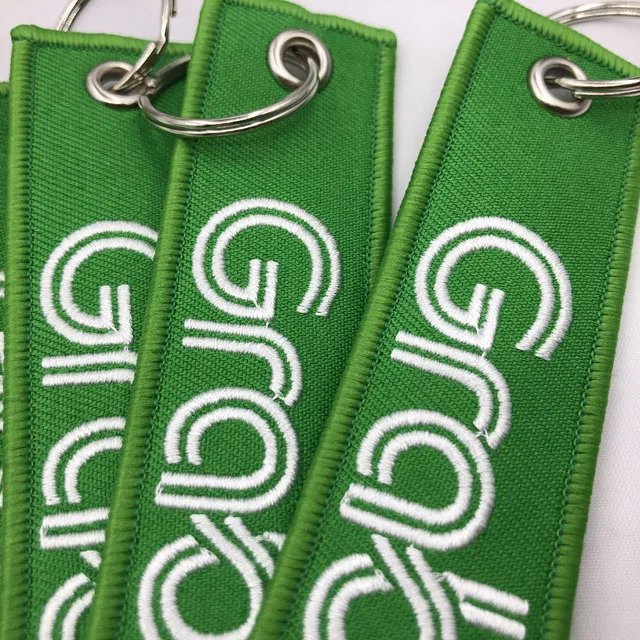 New Product Custom Keychain Promotion Embossed Leather Keychain Marketing Gifts