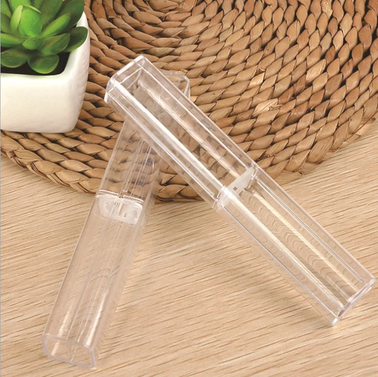 Custom acrylic plastic pen case Acrylic plastic ballpoint pen case cheap practical plastic pencil case