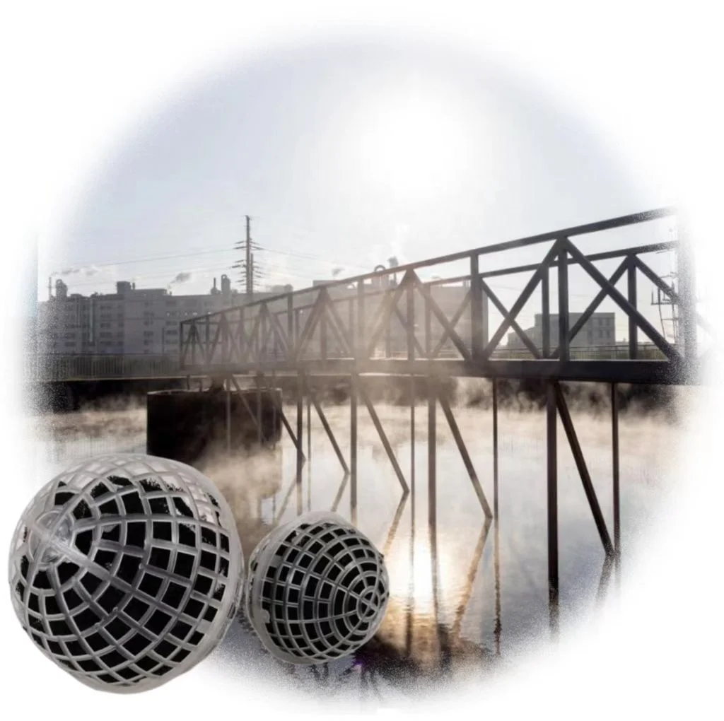 Hot Selling PE Material 80mm 100mm Spherical Bio Ball Filter Supplier