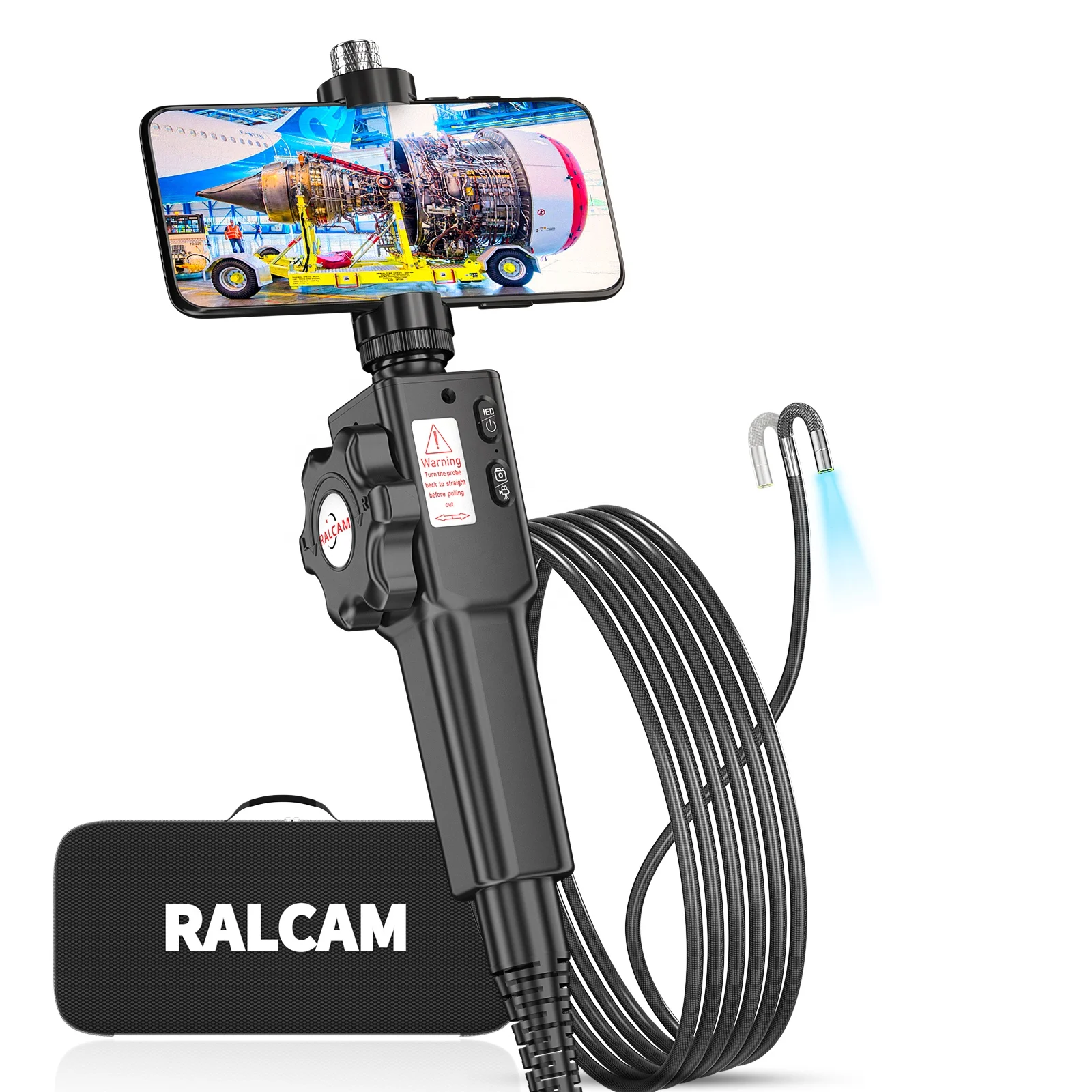 Hot Sell 2-turn Ip67 Waterproof and Oil Proof  Industrial Grade Automotive Aviation Pipeline Endoscope