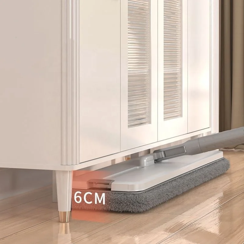 Best Selling Household Hand Free 40cm Large Thick Flat Mop Dual-use Wet And Dry Separation Flat Mop With Bucket