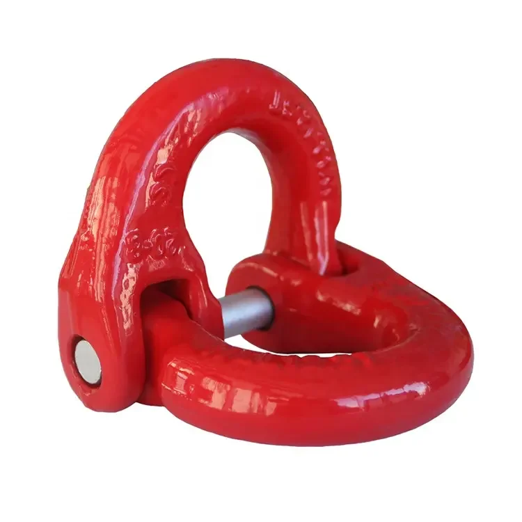 Hot sale 2T shackle crane butterfly chain clasp lifting clasp double ring clasp hook connection link for liftin