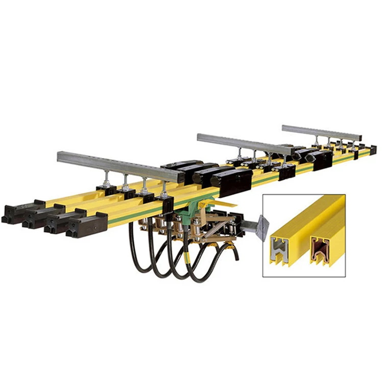 High Quality Jointless flexible combined sliding contact line traveling electric rail crane power supply