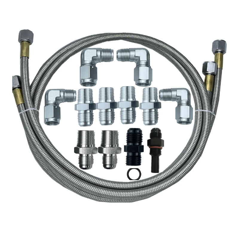 Car TH350 700R4 TH400 NP-700RTL Transmission Cooler Oil Cooled Hose Set