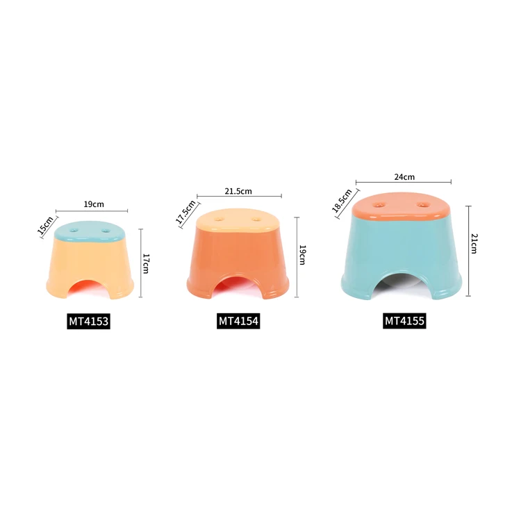 Wholesale Plastic Step Stool for Children PP Round Stools