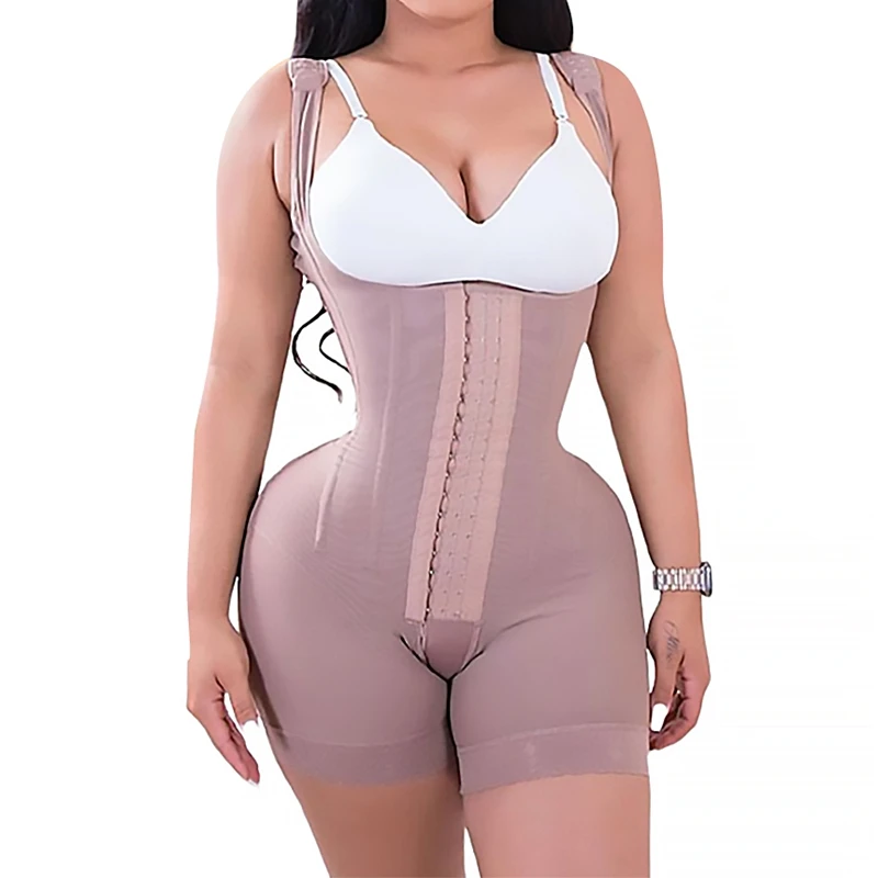 High Compression Fajas Colombianas Girdle With Steel Bones Corrective Waisted Butt Lifter Full Body Bbl Shaper Faja Shapewear