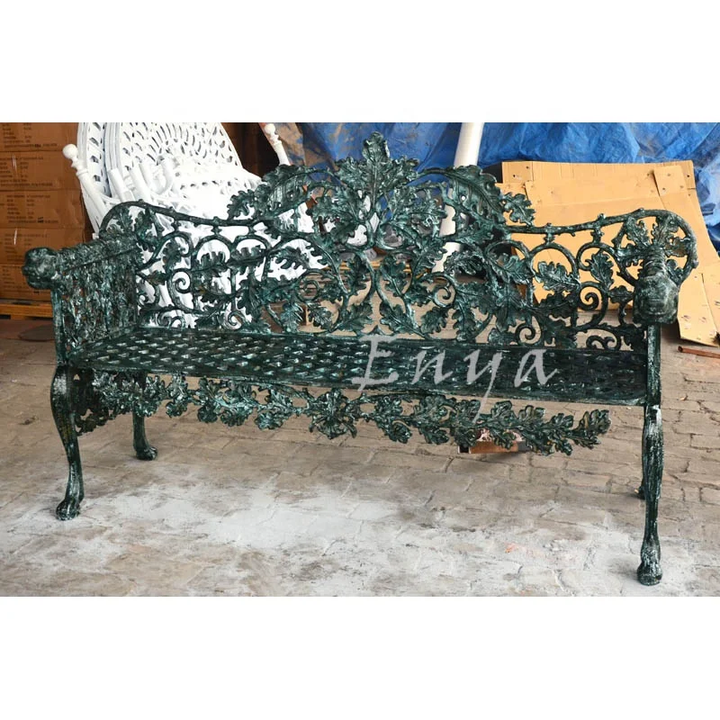 Heavy Duty Cast Iron Outdoor Furniture Patio Benches