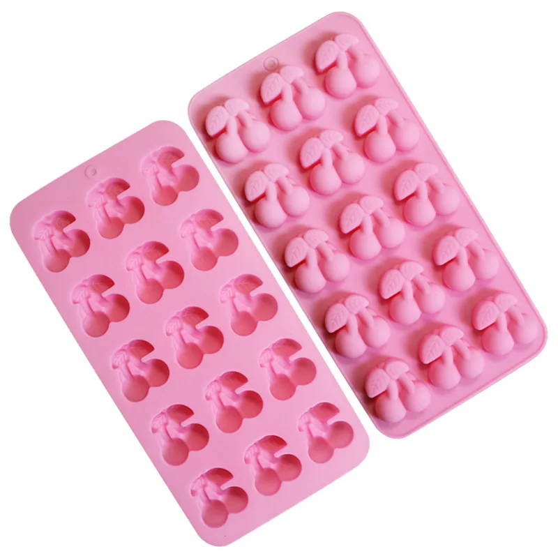 12 Cavity Fruit Soap Mold Ice Cube Tray Chocolate Silicone Cake Mold DIY Handmade Soap Mold