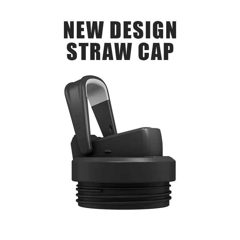 Customized 18oz/20oz/32oz Hot Sports Double Wall Insulated Vacuum Flask Stainless Steel Water Bottle with Straw Lid