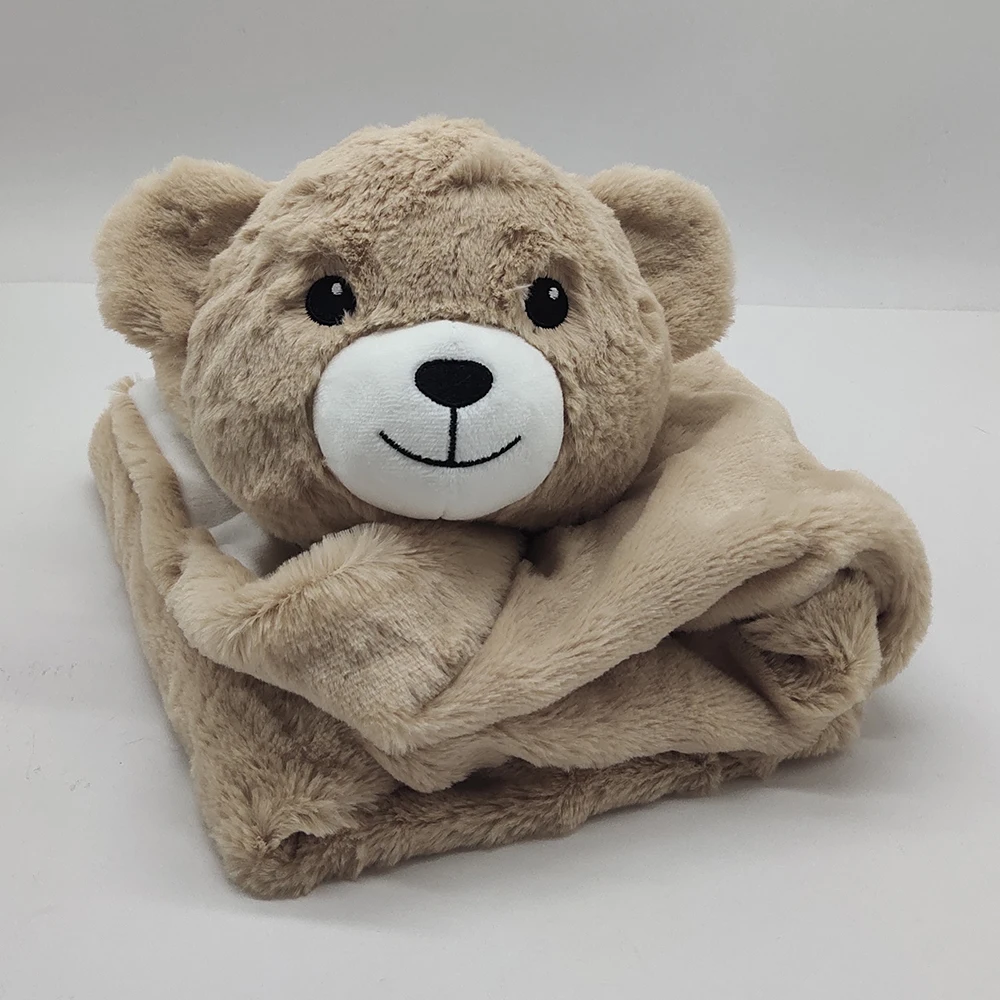 baby product plush bear blanket polyester microfiber fleece baby blanket for newborn baby
