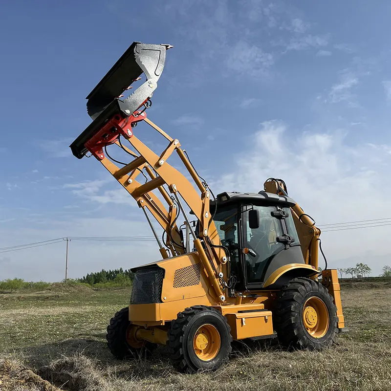 LY-388 small garden tractor loader backhoe boom small loader bucket avant mini loader backhoe with price c