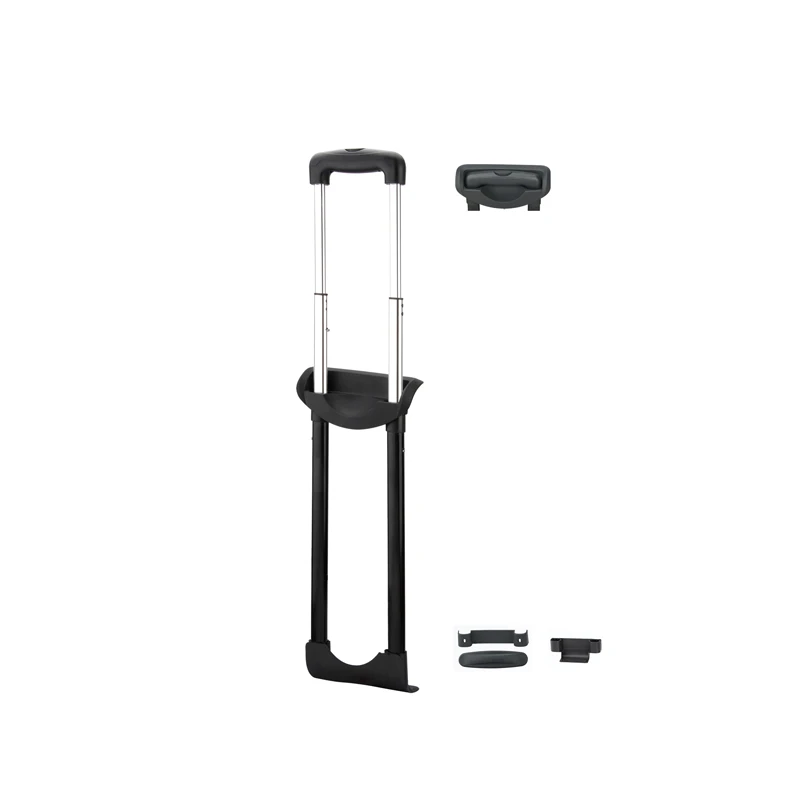 High Quality Aluminum Trolley Handle With Power Bank Holder Suitcase Handle Parts hot sell Telescopic Trolley Handle