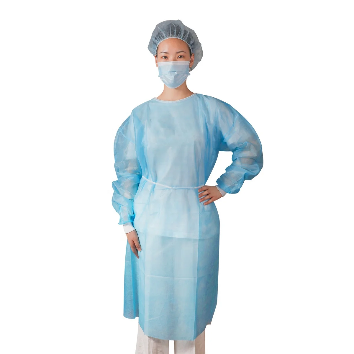 Disposable Isolation gown,patient gown from white list manufacturer