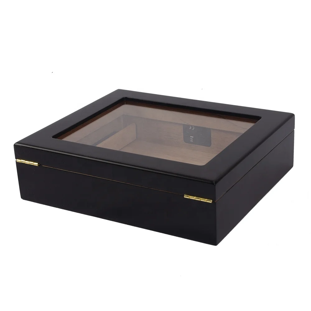  FUREN Custom Wholesale 2021 New Style Amazon Hot Sale Cedar Travel Electric Cigar Humidor With Matte Piano Lacquer