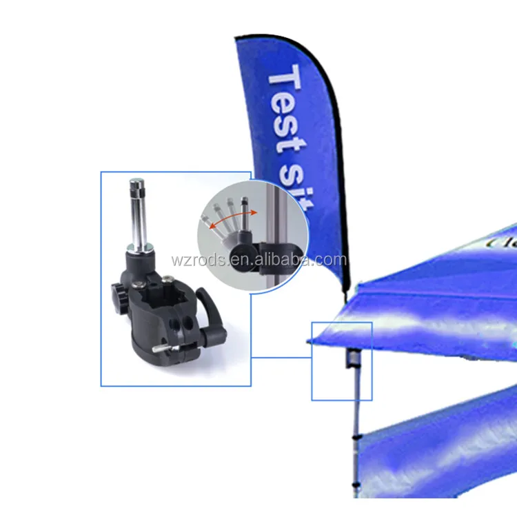 Ветер баннер регулируемый флагшток кронштейн рекламного оборудования для наружной базы для летающих баннер