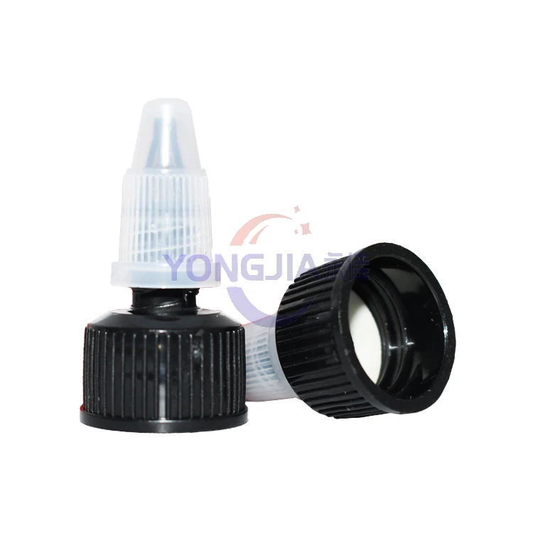 Factory wholesale black 28 410 twist off cap twist top cap for gel bottle