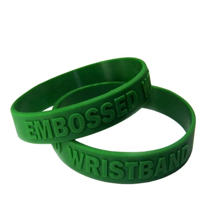 Custom Logo Silicone Wristband Rubber Wrist Bands