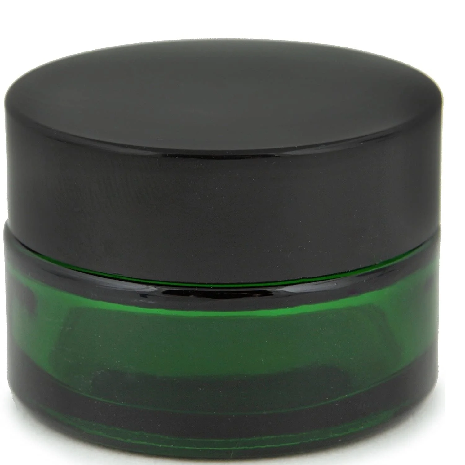 Hot sale New Product 15ml 20ml 30ml 50ml 100ml amber clear green cobalt blue glass cream cosmetic jar with aluminum lid