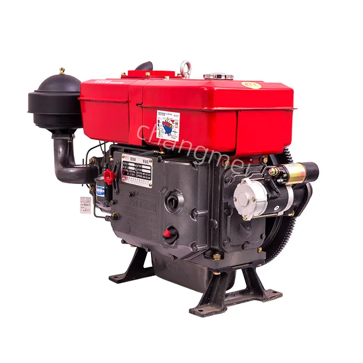 Changmei ZS1130 marine diesel engine 32hp Water-cooled electric start four stroke single cylinder diesel engine