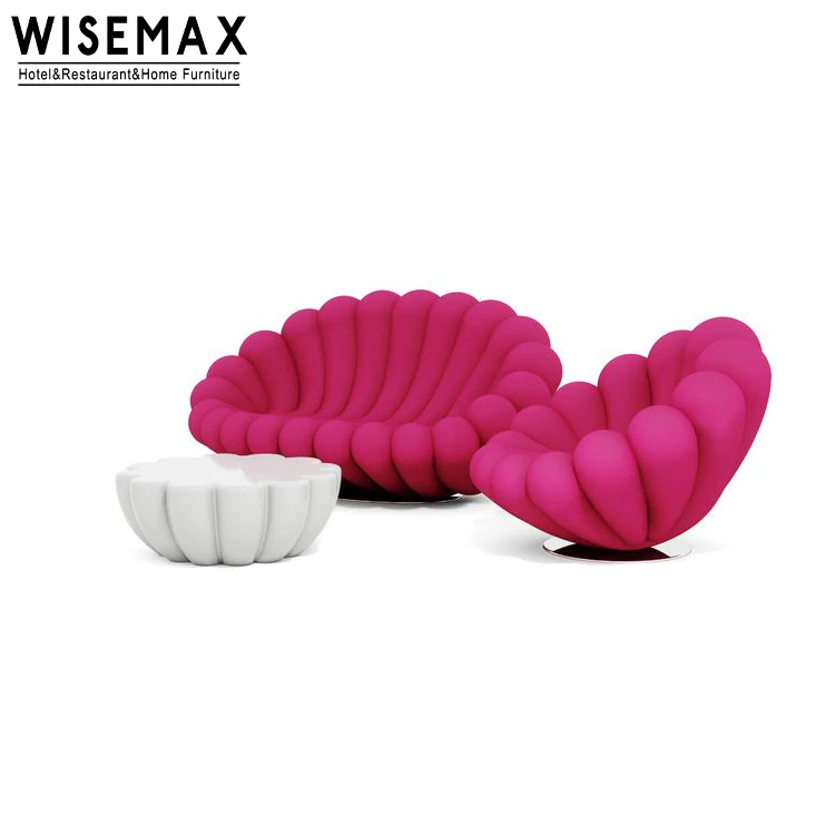 WISEMAX FURNITURE Italian designer creative single sofa chair modern minimalist swivel chair living room lazy leisure chair
