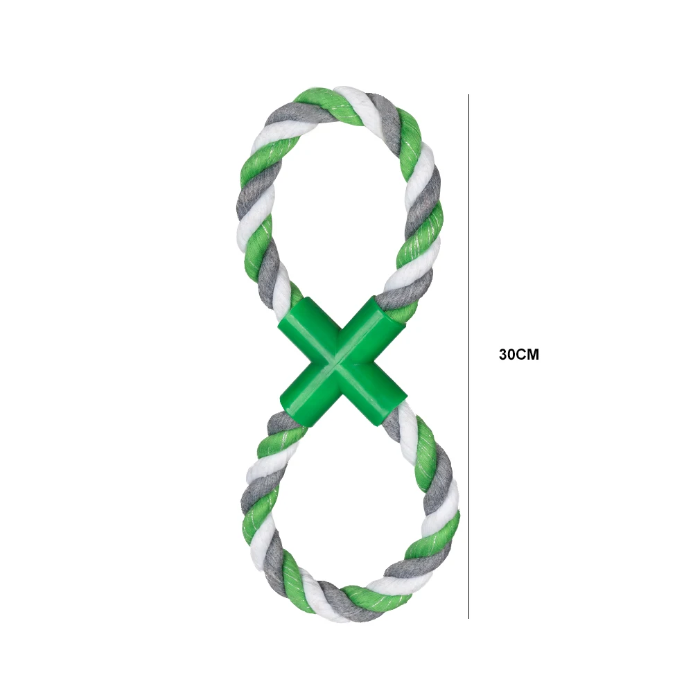 Рождественский праздничный плюшевый и веревочный набор игрушек для домашних животных