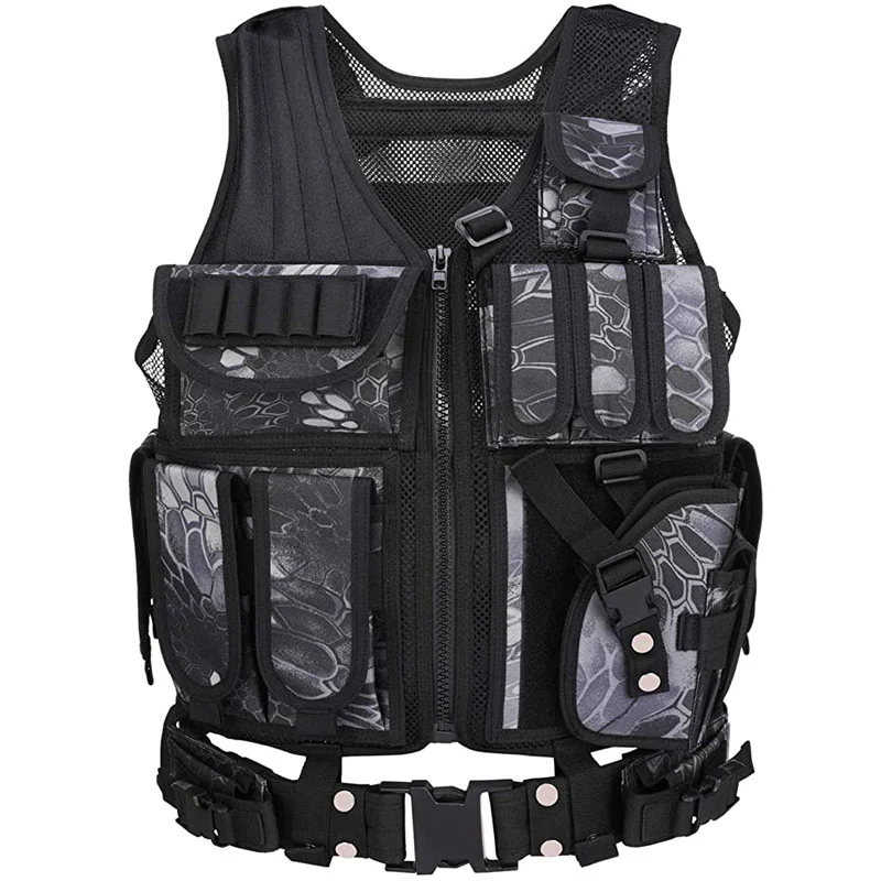 Новая технология, другая полицейская Военная снаряжение, Регулируемый тактический жилет, боевой мягкий полицейский армейский тактический жилет