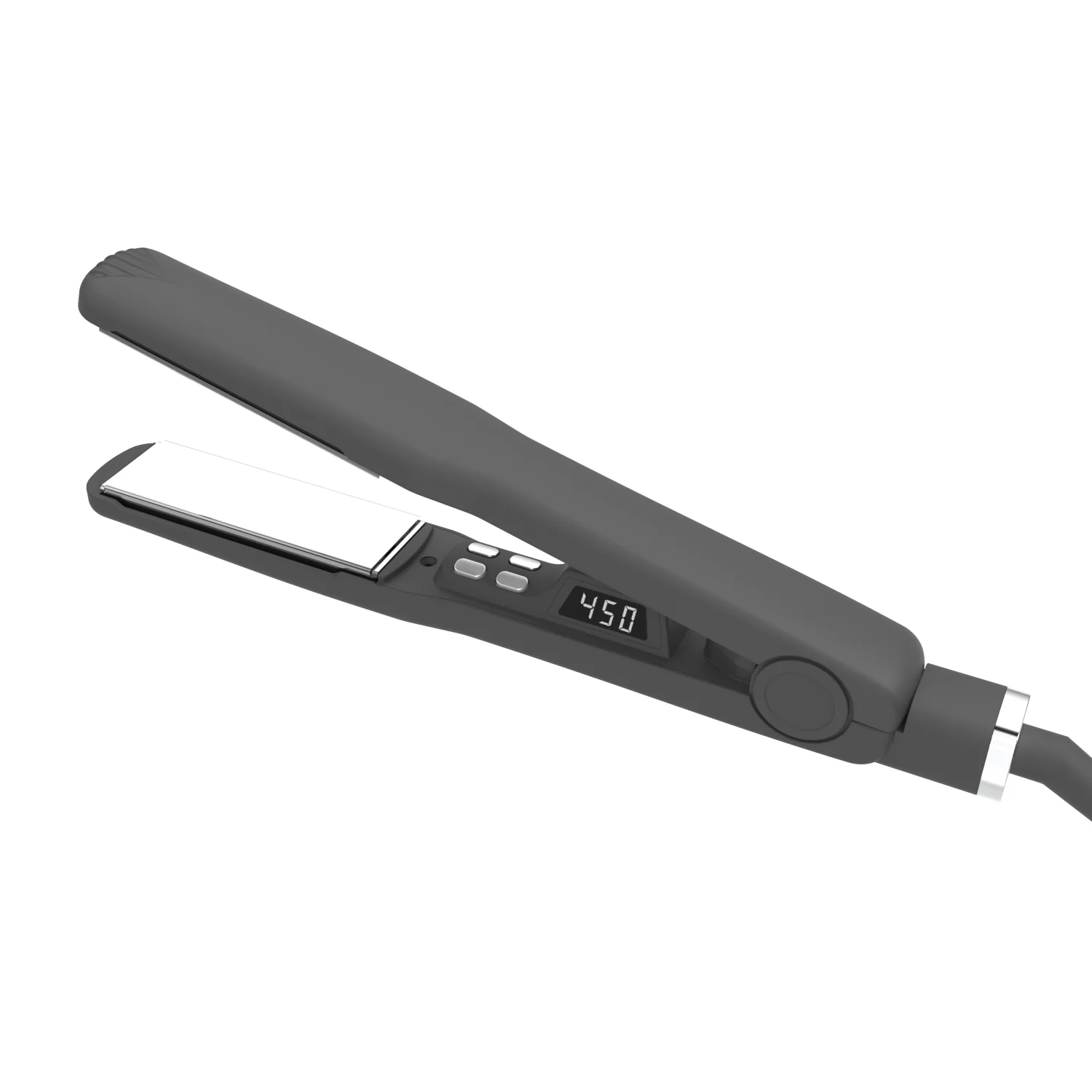 2024 OEM Logo steam Hair straightener salon professional flat iron Argan Oil Titanium Ionic vapor Electric straightening